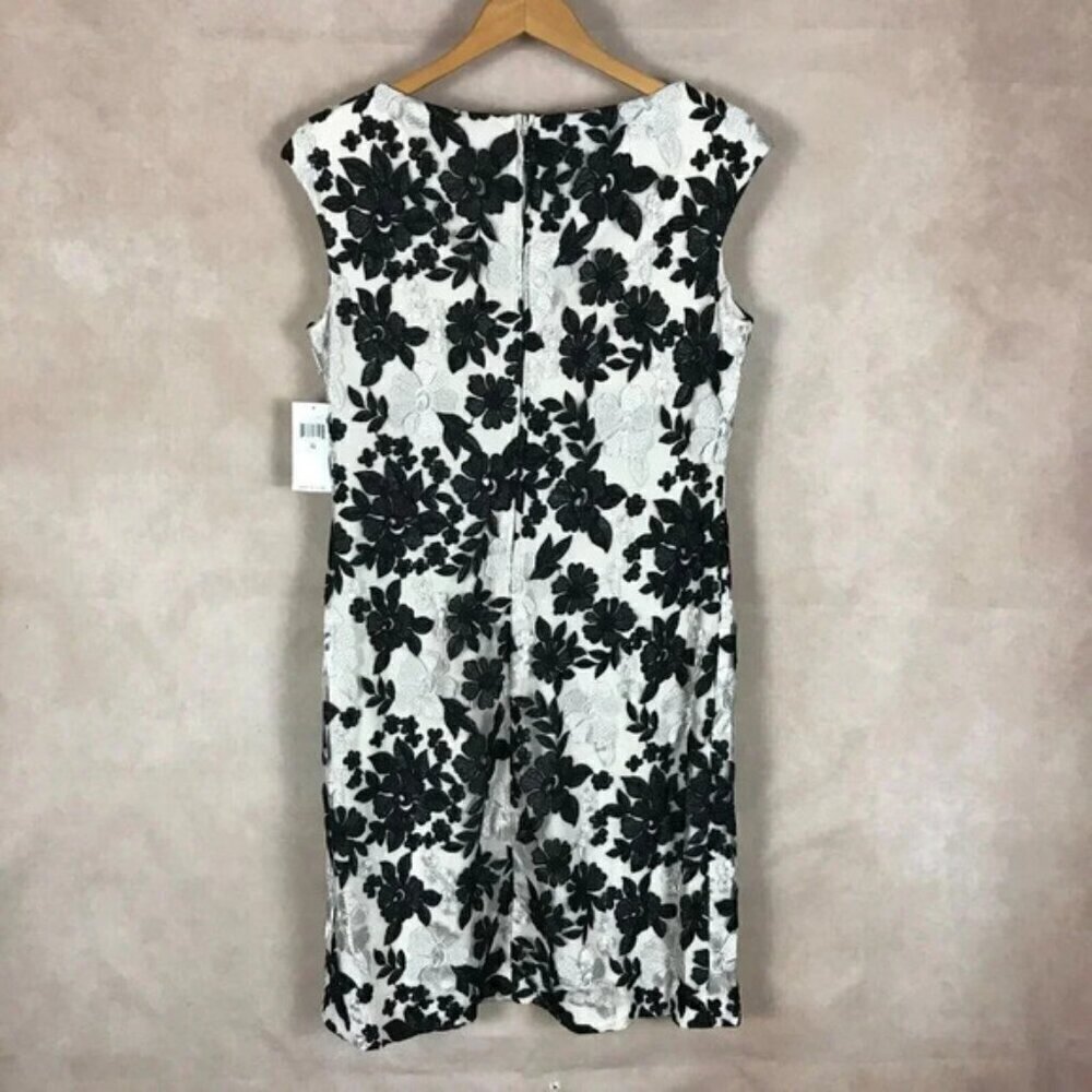 Ralph Lauren Bria Embroidered Cap Sleeve Cocktail Dress NWT 10 - Picture 6 of 11
